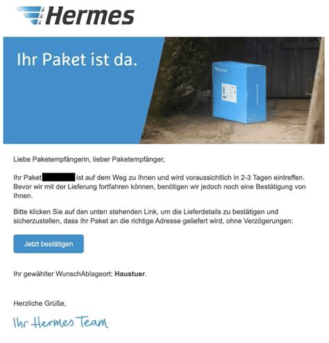 hermes sms fake